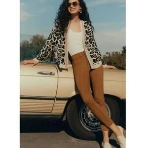 Anthropologie Size XS 0 Brown The Essential Slim Skinny Ankle Pants Casual NWT